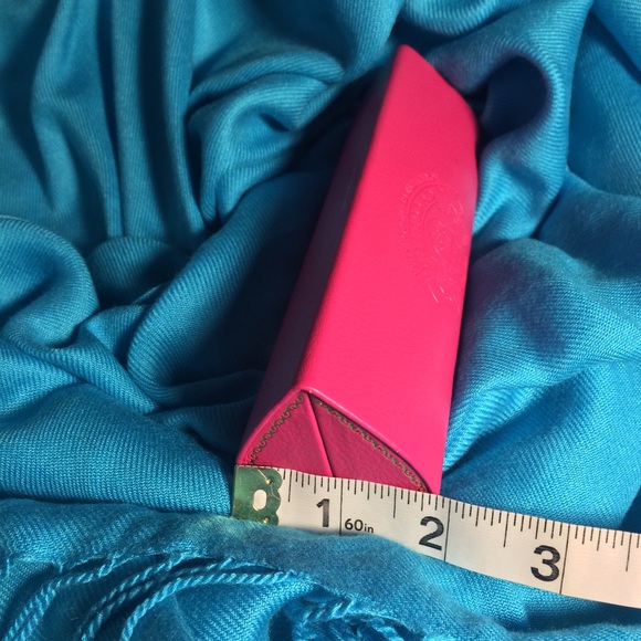 Pink Juicy couture heart shaped eyeglass case New! - Picture 7 of 8